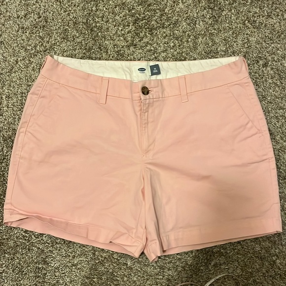 Old navy Pink chino Women's Shorts size 10 - Picture 9 of 9